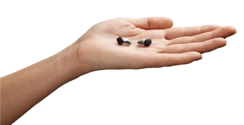 Oticon IIC transparent høreapparater