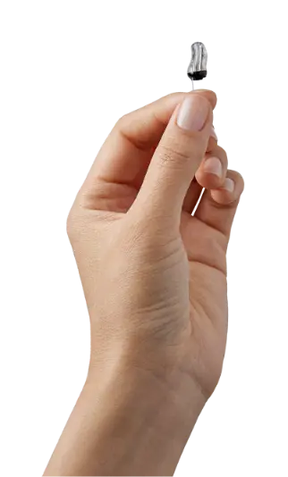 Oticon IIC transparent